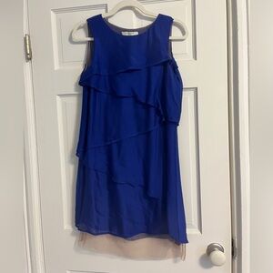 BCBG MaxAzria Runway blue cocktail dress